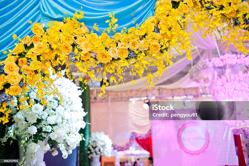 Disposición para bodas - Foto de stock de Aire libre libre de derechos