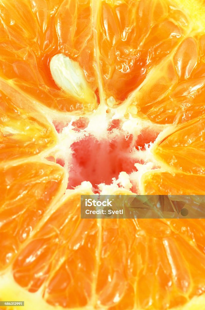 Primer plano de rodajas de tangerine - Foto de stock de Alimento libre de derechos