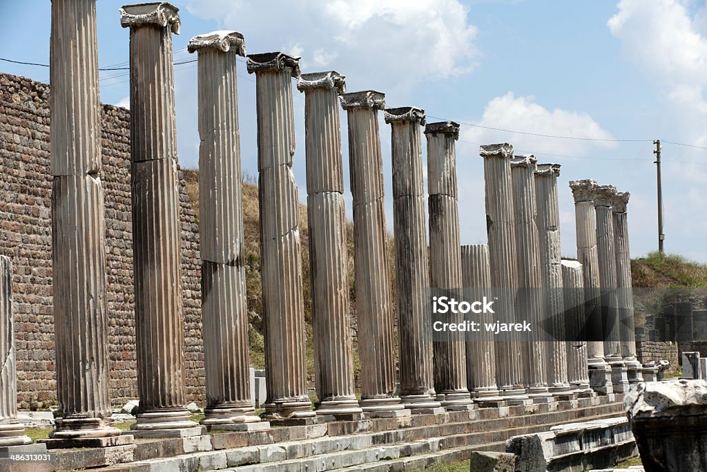 Asclepeion antigua ciudad de pérgamo - Foto de stock de Aire libre libre de derechos