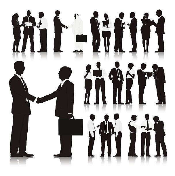 illustrazioni stock, clip art, cartoni animati e icone di tendenza di organizzazione interattiva - middle eastern ethnicity business greeting handshake