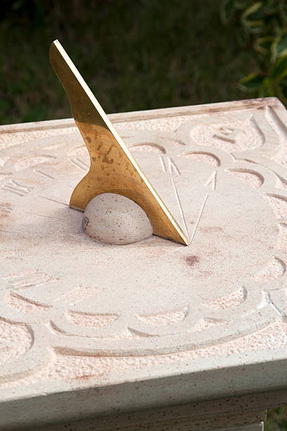 istock Ancient sundial in garden 486328766