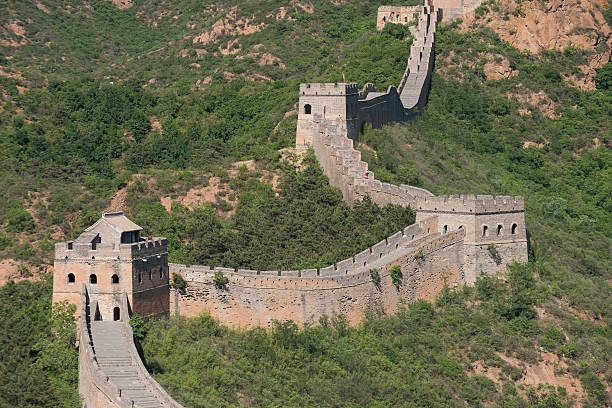istock Great Wall of China in Summer with beautiful sky 486330373