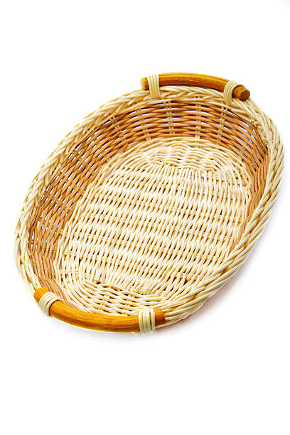 istock Wattled basket isolated on a white background 486330545