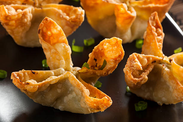 istock Asian Crab Rangoons with Sweet and Sour Sauce 486330721
