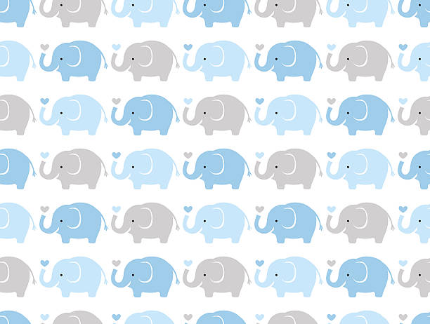 Seamless Elephants Pattern Stock Illustration - Download Image Now - Elephant, Backgrounds, Baby Shower - iStock Seamless Elephants Pattern Stock Illustration - Download Image Now - Elephant, Backgrounds, Baby Shower - iStock