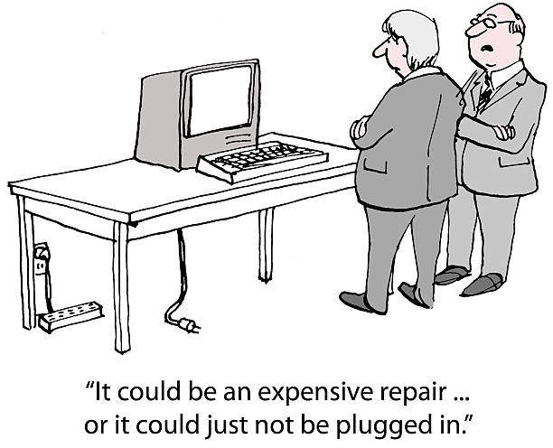 3,300+ Computer Repair Cartoons Illustrations, Royalty-Free Vector ...