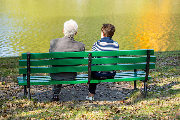 istock Back of senior couple 486335052