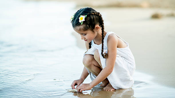 istock Little Girl on Beach 486337566