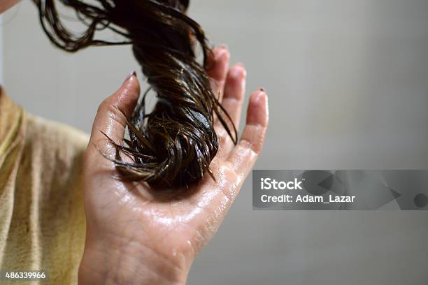 Hair Dye Stock Photo - Download Image Now - Hair Treatment, Domestic Life, Women