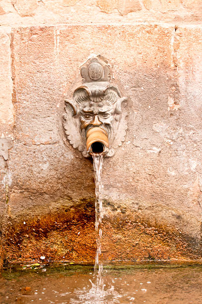 istock Water trough in Siguenza, Spain 486340082