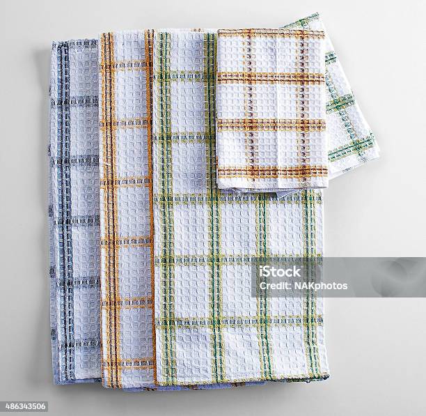 Dishtowel Textile Texture Stock Photo - Download Image Now - 2015, Abstract, Beige