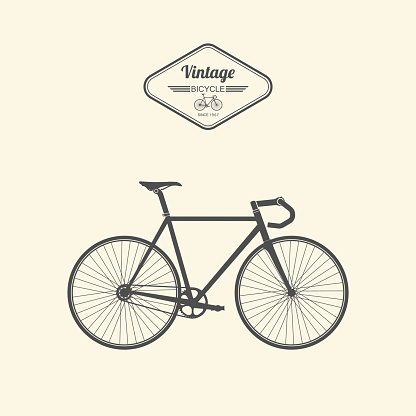 Vintage bicycle.vector