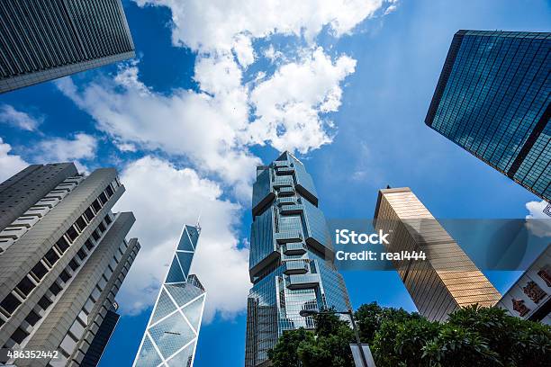 China Hongkong Skyscraper Stock Photo - Download Image Now - 2015, Architecture, Asia