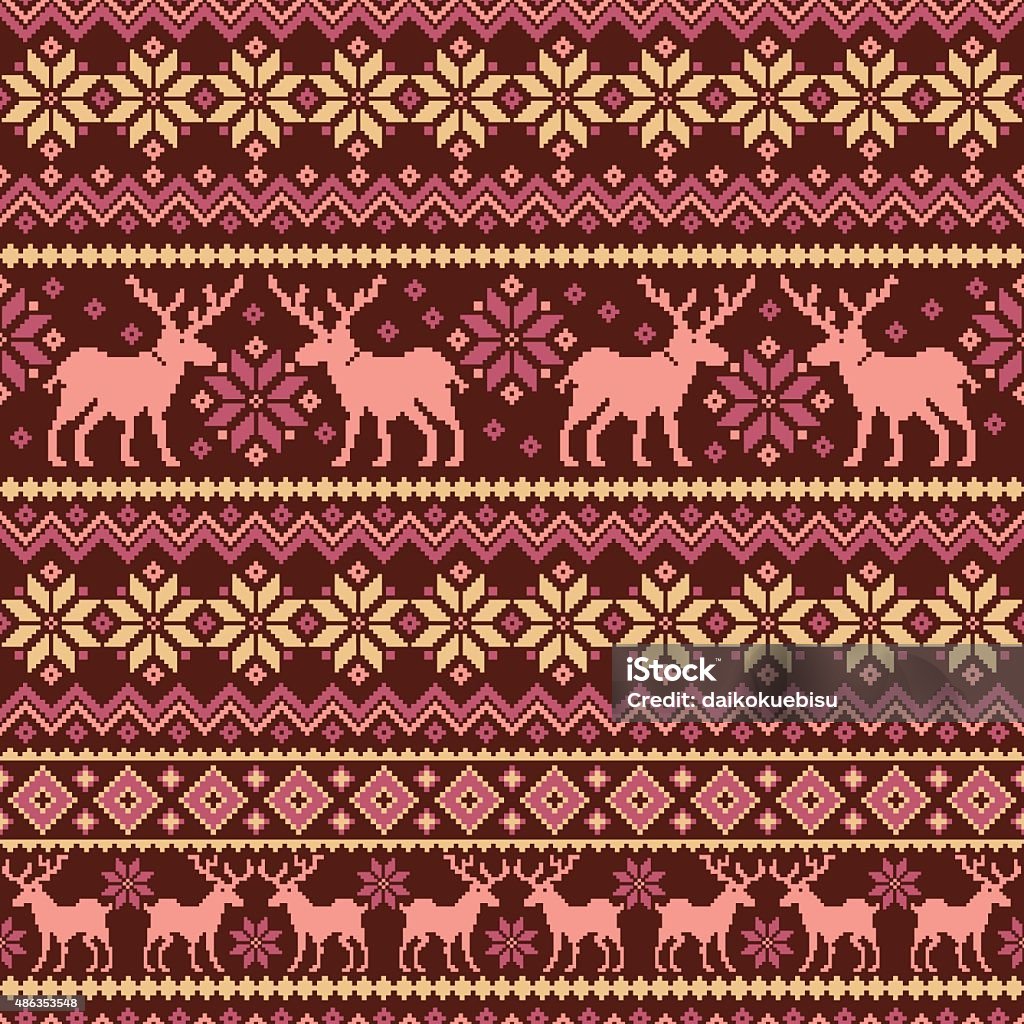 Nordic Pattern Abstract Nordic Design Pattern Stock Illustration - Download Image Now - 2015 ...