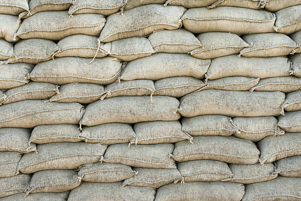 istock Background WW1 sandbags trench world war 486354899