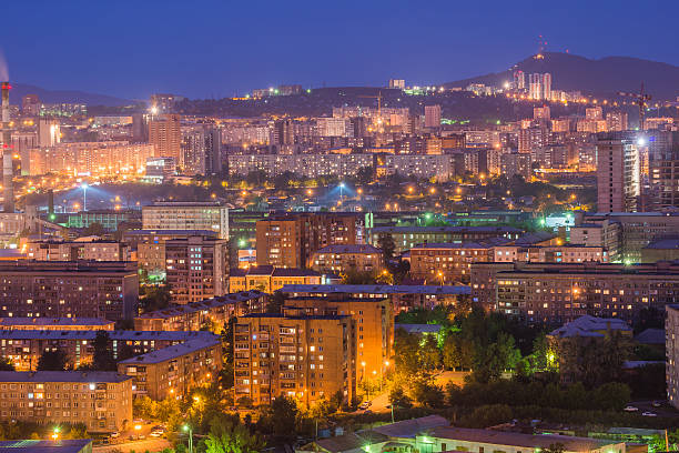 istock Krasnoyarsk city landscape 486355065