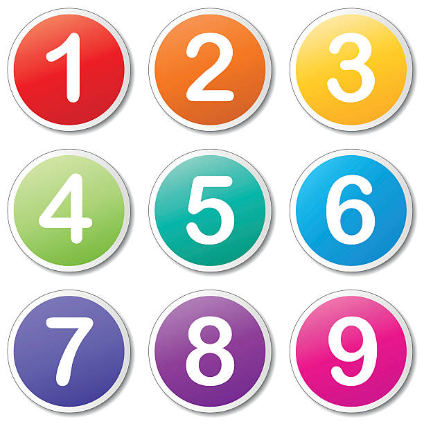 263,500+ Numbers In Circle Stock Illustrations, Royalty-Free Vector ...