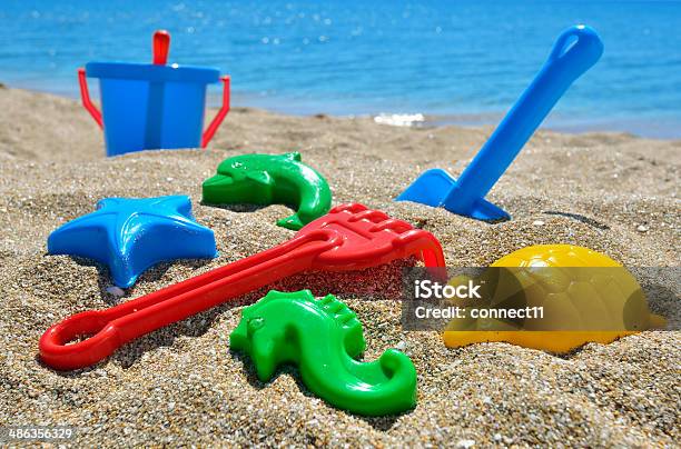 Baby Beach Toys Stock Photo - Download Image Now - Animal, Beach, Blue