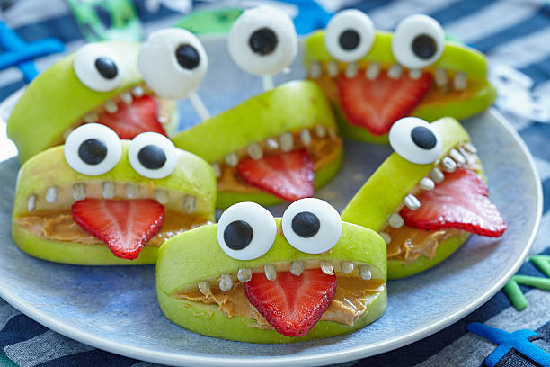 istock Spooky Halloween party monsters 486357224