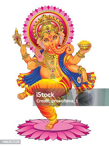 351 Dancing Ganesha Illustrations & Clip Art - iStock