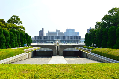 Peace Memorial Park and and memorial hall for the atomic bomb victims, Hiroshima, Japan