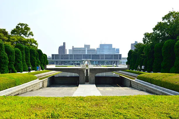 Photo of Memorial park and hall, Hiroshima, Japan