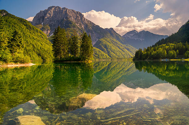 istock mountain lake in the Juliet Alps 486358112