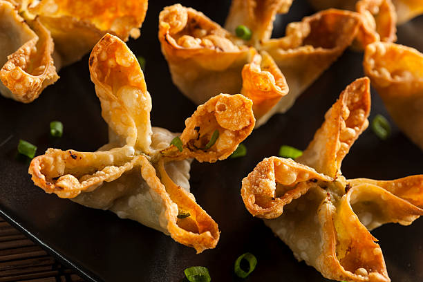 istock Asian Crab Rangoons with Sweet and Sour Sauce 486358791