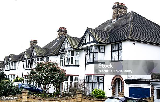 Houses In Britain Stock Photo - Download Image Now - Apartment, Architecture, Horizontal