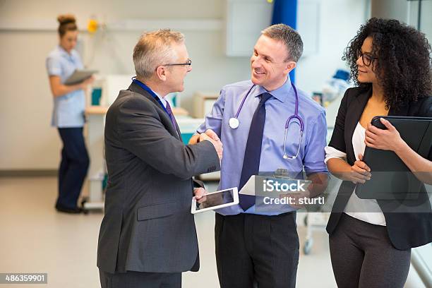 Hospital Administrator Team Stock Photo - Download Image Now - Doctor, Hospital, Sales Occupation