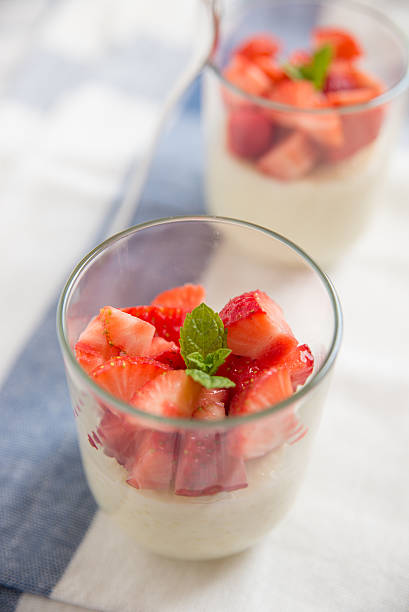 istock Home made Vanilla Panna Cotta 486360000