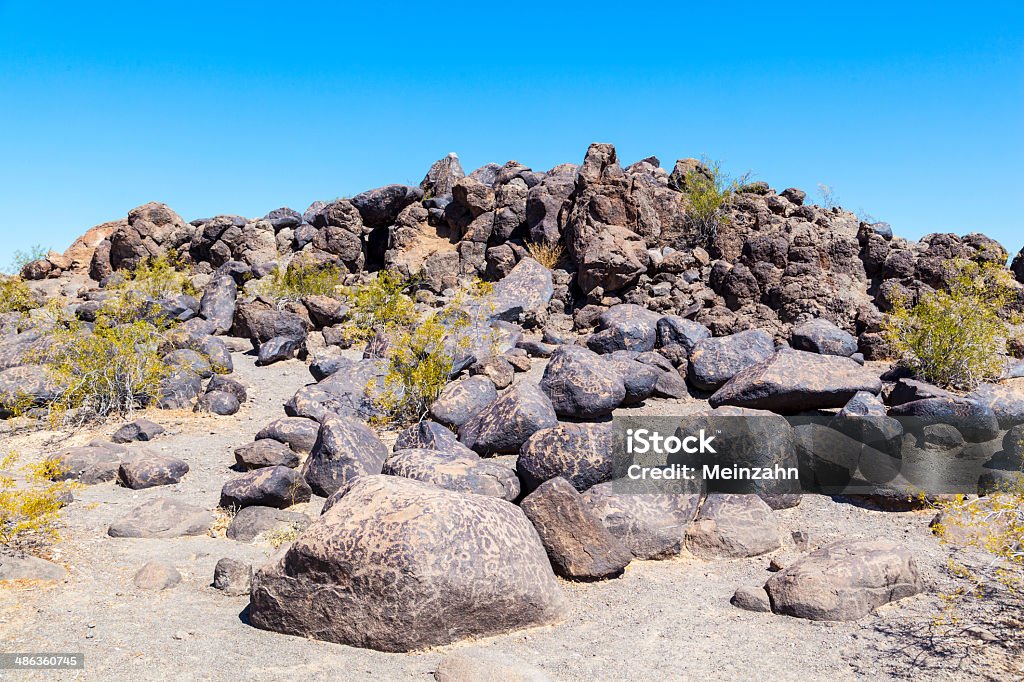Petroglifos centro, cerca de Gila curva, Arizona - Foto de stock de Antiguo libre de derechos