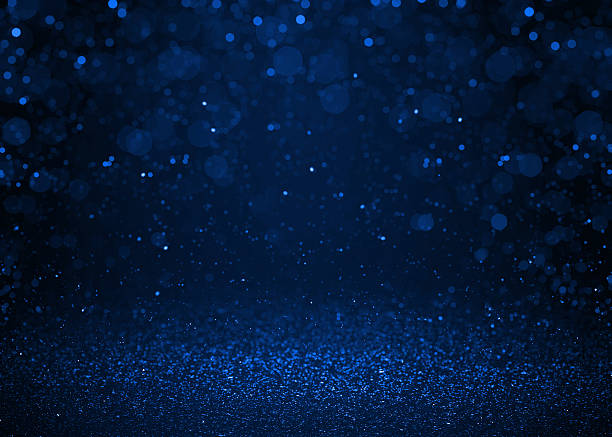 blu luminoso astratto sfondo glitter. - vacanze e feste foto e immagini stock