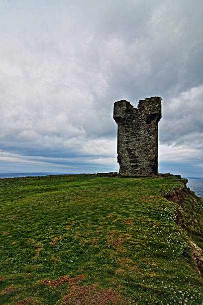 istock Moher Tower at Hags Head along the Cliffs of Moher 486370700