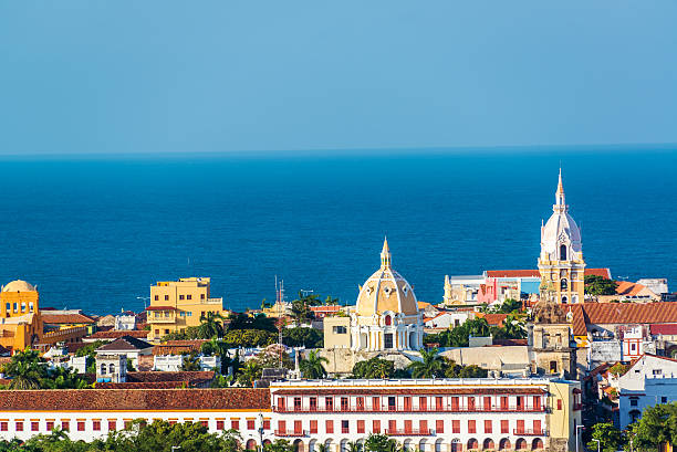Cartagena Old Town stock photo