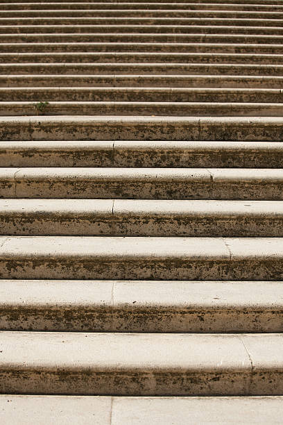 istock Multiple stages of the old stone stairs 486380261