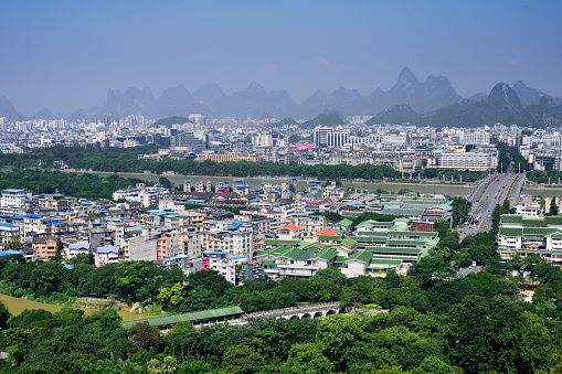 Guilin, China - August 21, 2015: Asia,China,Guilin,