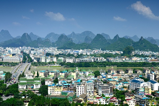 Guilin, China - August 21, 2015: Asia,China,Guilin,