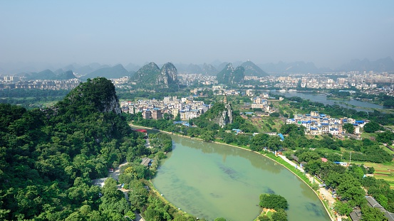 Guilin, China - August 23, 2015: Asia,China,Guilin,