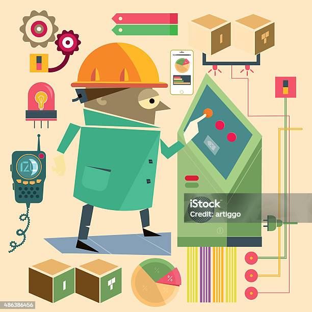 Computer Operator Infographic Computer Operator Stock Illustration - Download Image Now - 2015 ...