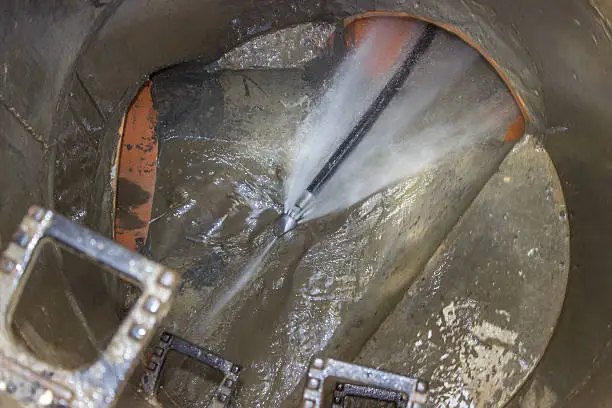Photo of Hydro jetting sewer cleaning method