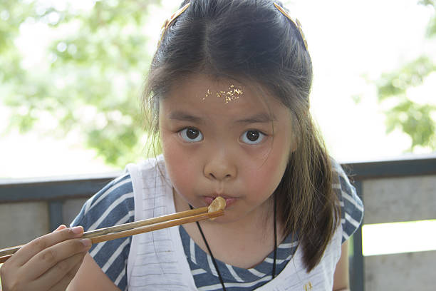 girl eating
