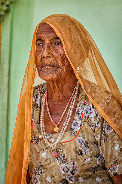istock Senior Indian Woman From Rajasthan 486390723