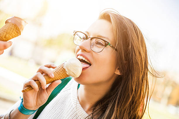 istock Eating an ice cream outdoor 486390759