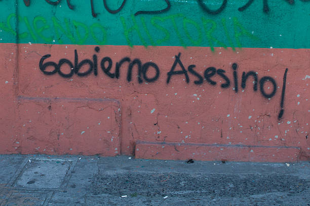 istock Protest grafity in Guatemala City 486390806