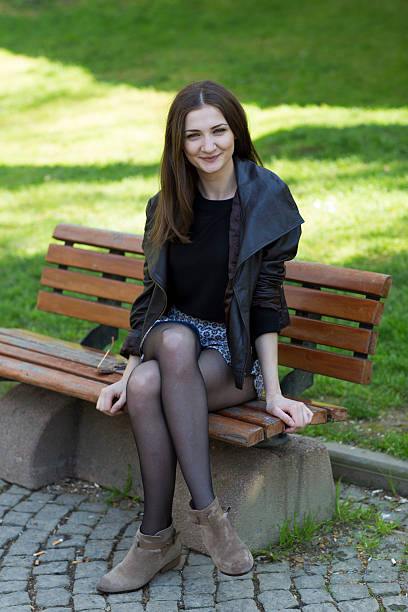 istock Beautiful girl in a fabulous spring park 486391097