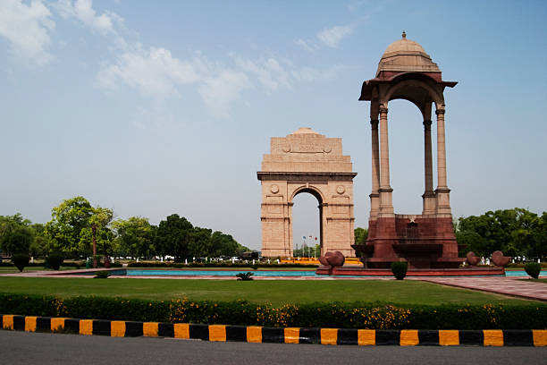 War memorial in a city, India Gate, Delhi, India