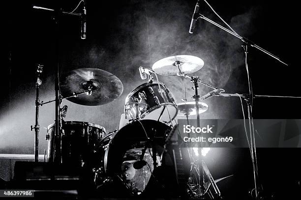 Drum Кit Stock Photo - Download Image Now - Rock Music, Drum Kit, Drummer