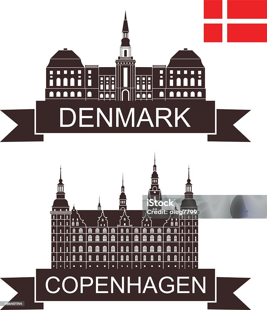 Denmark Icon Building Denmark Ilustrasi Stok - Unduh Gambar Sekarang - Budaya denmark, Kastel ...