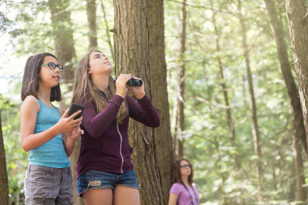 istock Teens and Tween Girls Exploring Nature 486402350